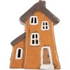 Clayre & Eef Декорація Будинок 16x11x22 см Сіро-Помаранчевий