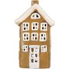 Clayre & Eef Декоративный домик 12x8x19 см коричнево-бежевый