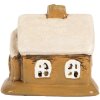 Clayre & Eef 6CE2198 Декоративний будинок 9x7x9 см коричнево-бежевий