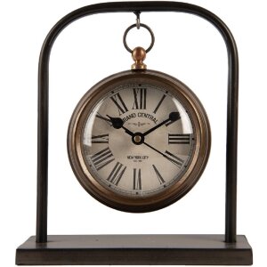 Clayre & Eef 6KL0836 Настольные часы 14x5x16 см, на батарейках