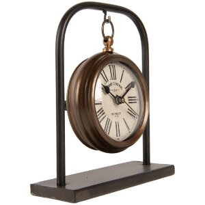 Clayre & Eef 6KL0836 Настольные часы 14x5x16 см, на батарейках