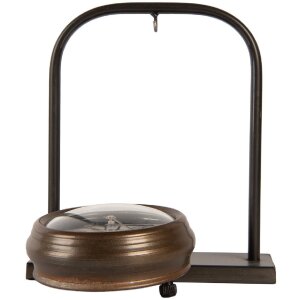 Clayre & Eef 6KL0836 Настольные часы 14x5x16 см, на батарейках