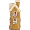 Clayre & Eef 6MG0123 Декоративний будинок 23x15x33 см коричнево-бежевий
