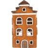 Clayre & Eef 6MG0124 Декорація Будинок 20x15x34 см Помаранчево-Сірий