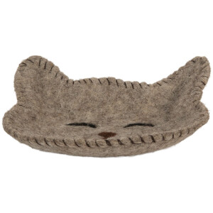 Clayre & Eef Чаша из войлока в виде собаки 15x16x4 см