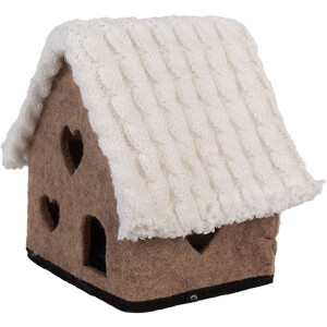 Clayre & Eef Декоративный домик из фетра 13x10x13 см