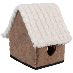 Clayre & Eef Декоративный домик из фетра 13x10x13 см