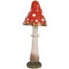 Clayre & Eef Декоративный гриб 9x23 см красный с белым