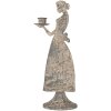 Clayre & Eef 6Y5814 Kerzenständer Frau 15x10x37 cm