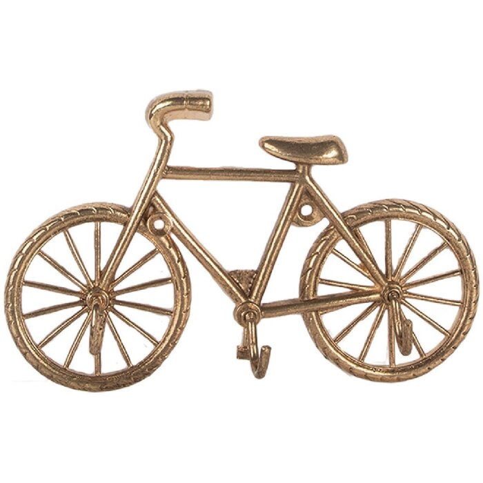 Стільниковий шафчик Clayre & Eef 6Y5892, золотистий, 19х4х12 см