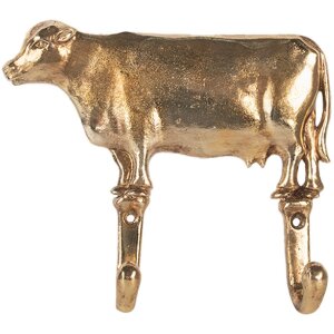 Clayre & Eef 6Y5895 Настенный крючок 17x4x15 см золотистый