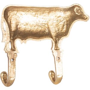 Clayre & Eef 6Y5895 Настенный крючок 17x4x15 см золотистый