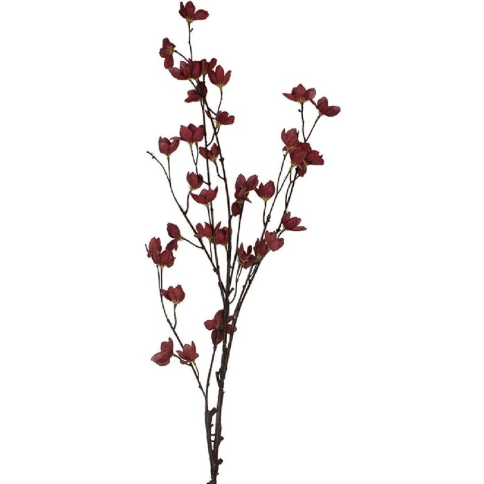 Clayre & Eef Штучна квітка фіолетово-коричнева 8х8х110 см