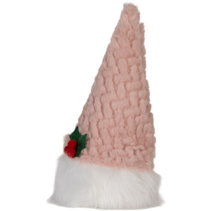 Декоративний гном з LED-освітленням, 25 см, рожевий, Clayre & Eef