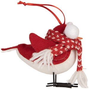 Декоративний птах Clayre & Eef 12x7x10 см