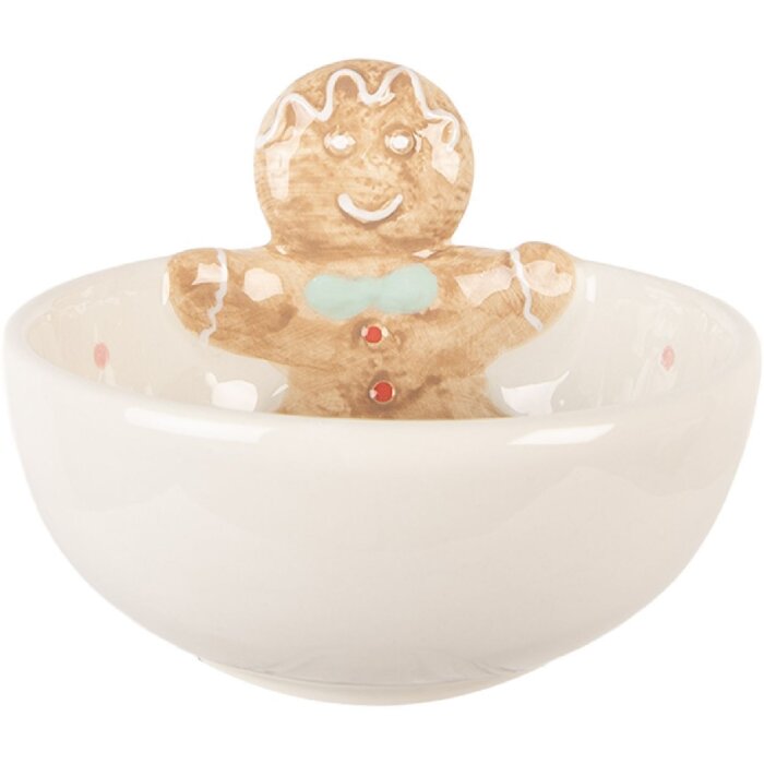 Керамічна миска Clayre & Eef Ø 13x9 см / 250 мл