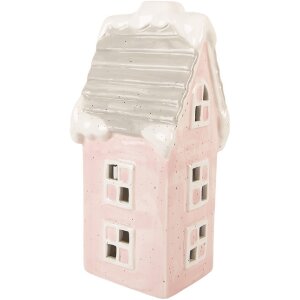 Лісова камера з LED-підсвіткою, рожево-сірий, 11x10x24 см