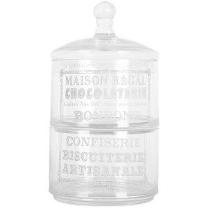 Clayre & Eef 6GL5209 Банка для хранения с крышкой 17x30 см