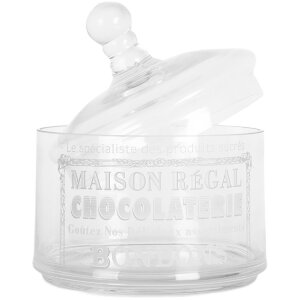 Clayre & Eef 6GL5209 Банка для хранения с крышкой 17x30 см