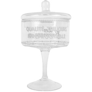 Clayre & Eef 6GL5211 Банка для хранения с крышкой 13x24 см