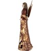 Clayre & Eef 6PR5406 Ангел декоративный 22x15x46 см красный и золотой
