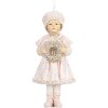 Clayre & Eef Подвеска декоративная Kind Rosa 5x4x11 см