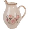 Clayre & Eef 6CE2236S Декоративний глечик бежево-рожевий 16x12x19 см