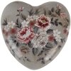 Clayre & Eef Декоративное сердце 11x11x4 см серое и розовое