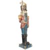 Clayre & Eef Декоративный Щелкунчик 31x23x99 см синий/красный