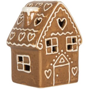 Clayre & Eef Декоративный домик со светодиодной подсветкой 8x6x11 см