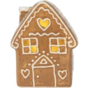 Clayre & Eef Декоративный домик со светодиодной подсветкой 8x6x11 см