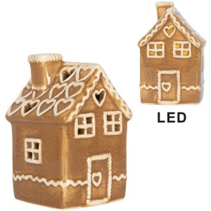 Clayre & Eef Декоративный домик с LED 7x7x11 см