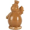 Clayre & Eef Фигурка снеговика 11x8x16 см