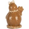 Clayre & Eef Декорация Снеговик 9x7x13 см Керамика