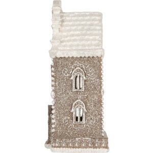 Clayre & Eef Декоративный домик со светодиодами 17x15x35 см