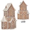 Clayre & Eef Декоративний будиночок з LED 16x8x23 см