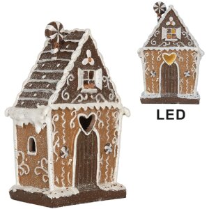 Clayre & Eef 6PR5822 Декоративний будиночок з LED...