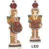 Clayre & Eef Декорация Щелкунчик с LED 12x10x35 см
