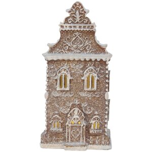 Clayre & Eef Декоративный домик с LED 12x11x25 см