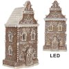 Clayre & Eef Декоративный домик с LED 12x11x25 см