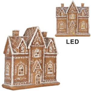 Clayre & Eef Декоративний будиночок з LED 21x8x20 см...