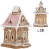 Clayre & Eef Декоративний будиночок з LED 9x10x15 см