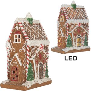 Clayre & Eef Декоративний будиночок з LED 15x9x20 см