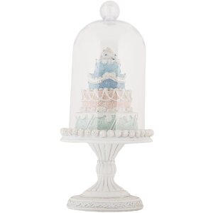Clayre & Eef 6PR5847 Стеклянный колокол с декором...