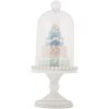 Clayre & Eef 6PR5847 Стеклянный колокол с декором 13x27 см
