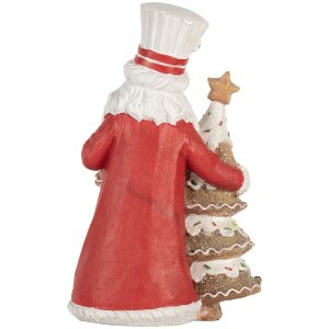 Clayre & Eef Декоративная фигурка Санта Клауса 15x11x25 см