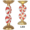 Подсвечник Clayre & Eef 6PR5850 со светодиодом Ø 10x23 см