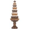 Clayre & Eef 6PR5852 Різдвяне деревце 11x33 см коричнево-біле