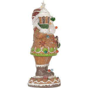 Світлодіодний Санта-Клаус від Clayre & Eef, 15x13x32 см