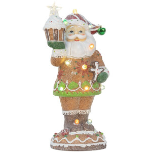 Світлодіодний Санта-Клаус від Clayre & Eef, 15x13x32 см